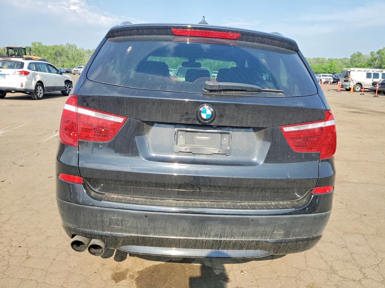 2014 Bmw X3 Xdrive28i Black vin: 5UXWX9C50E0D29761