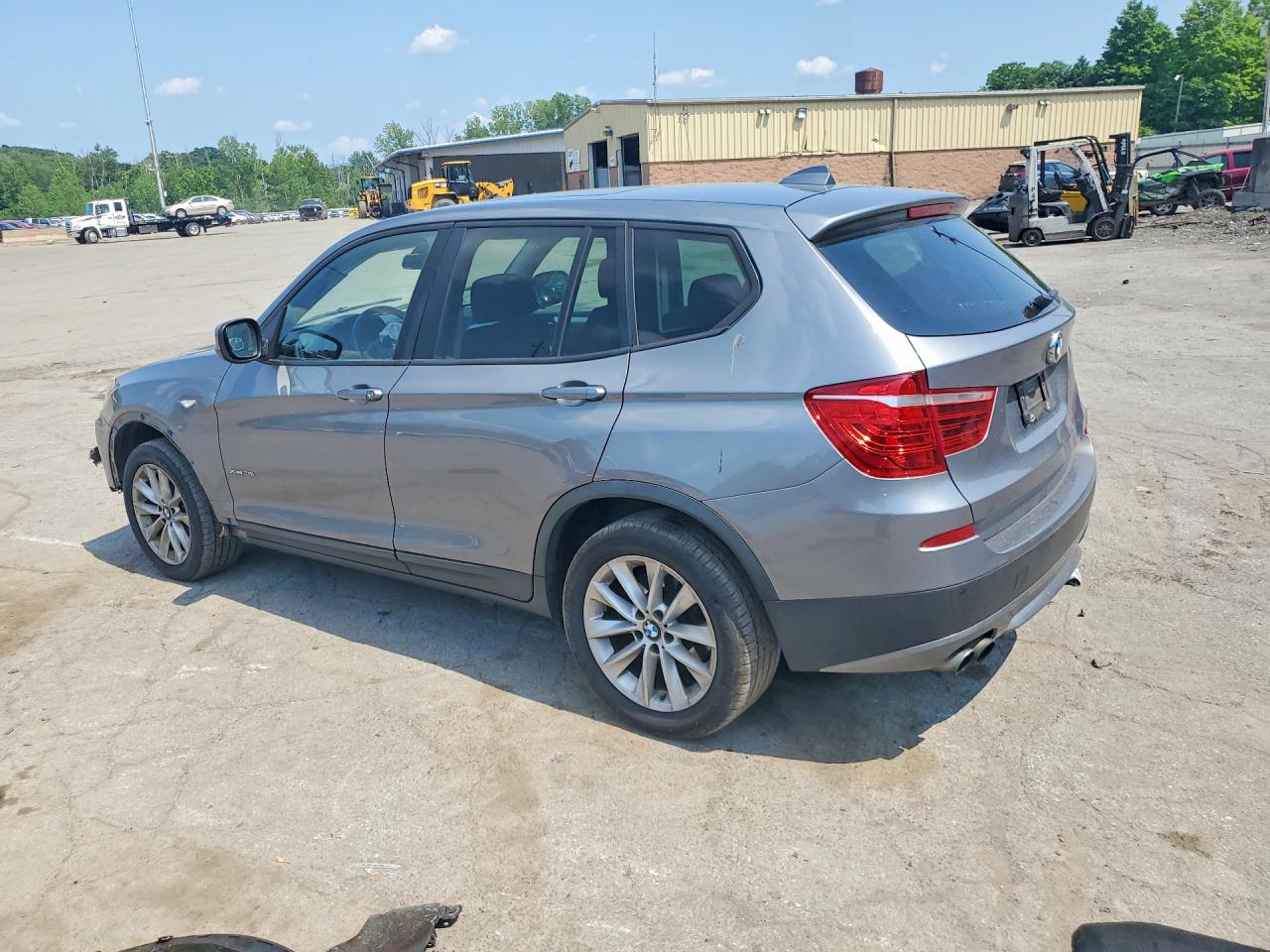 2014 Bmw X3 Xdrive28i Gray vin: 5UXWX9C50E0D29968
