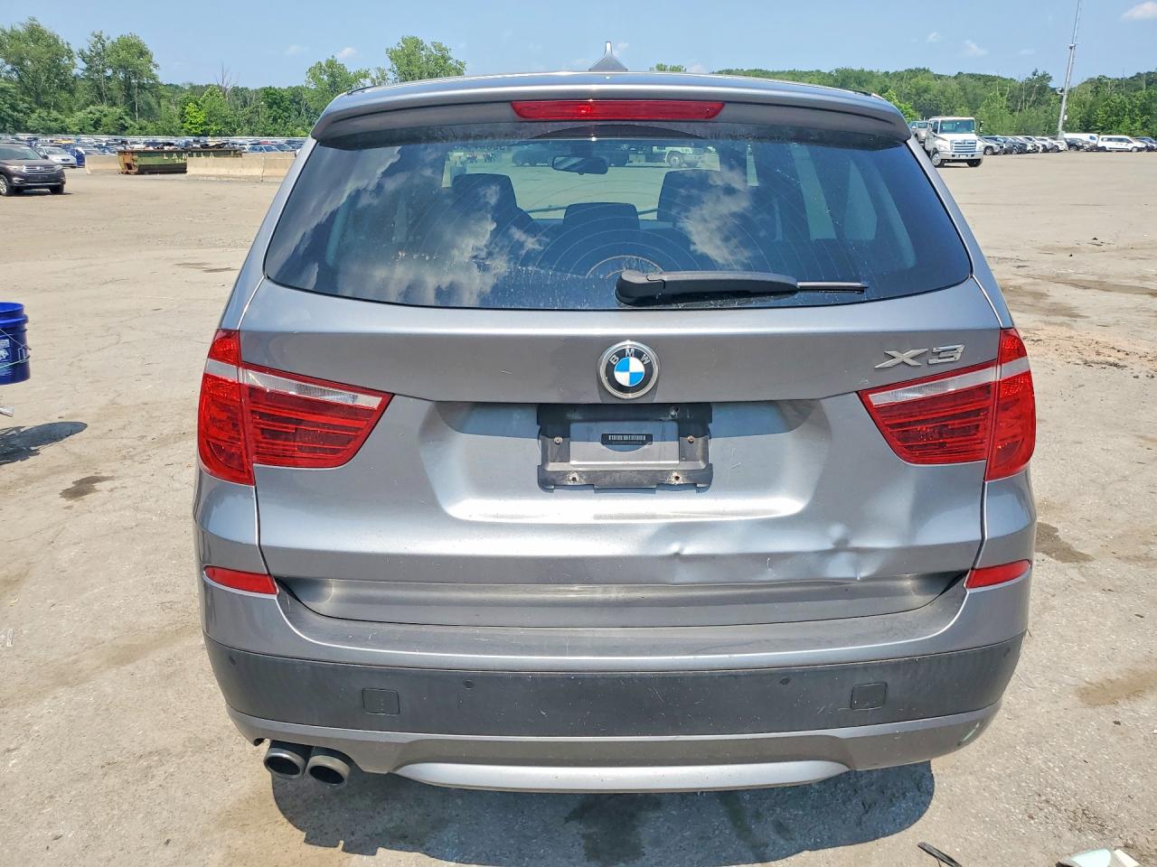 2014 Bmw X3 Xdrive28i Gray vin: 5UXWX9C50E0D29968