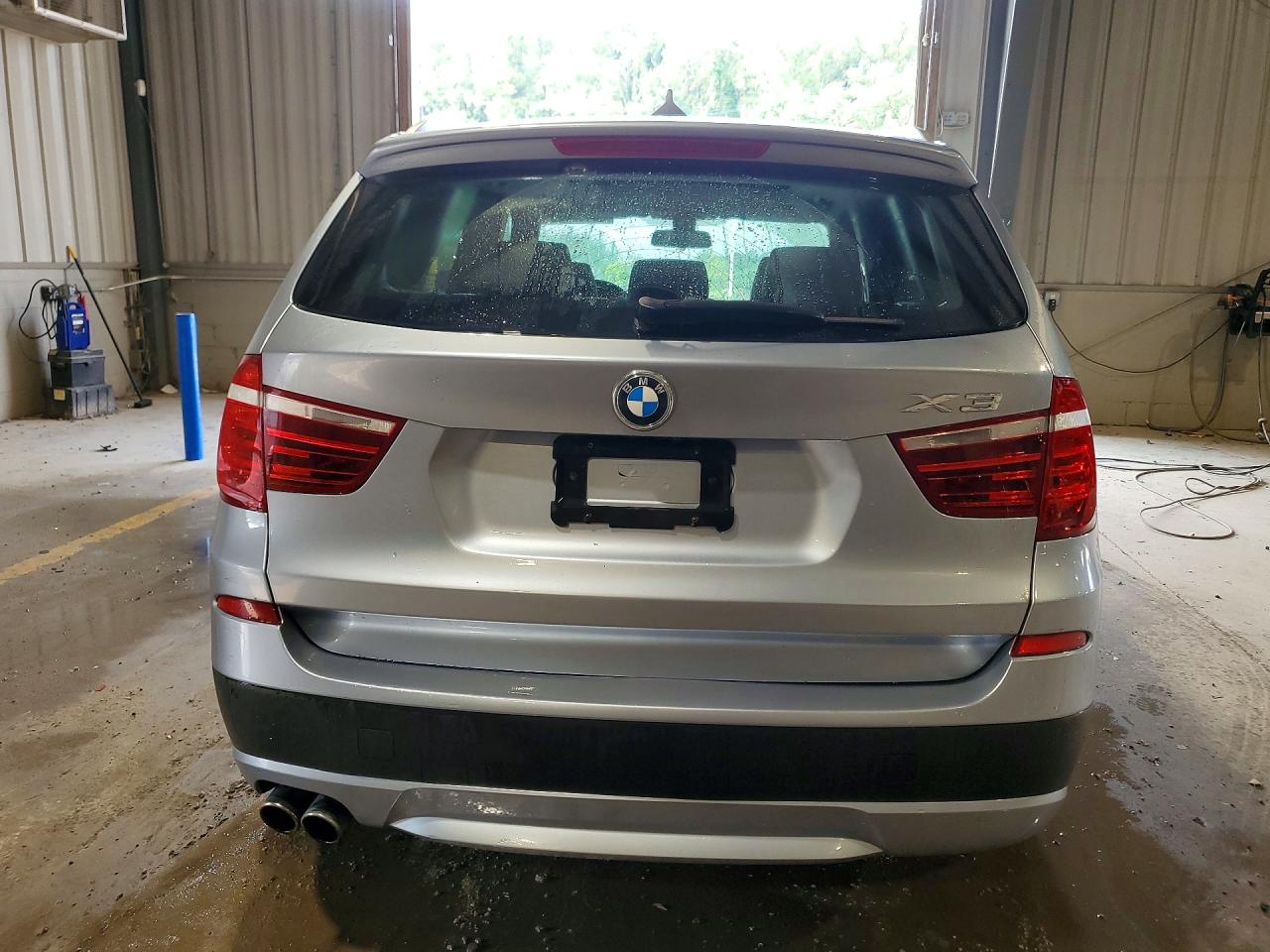 2014 Bmw X3 Xdrive28i Silver vin: 5UXWX9C50E0D32272