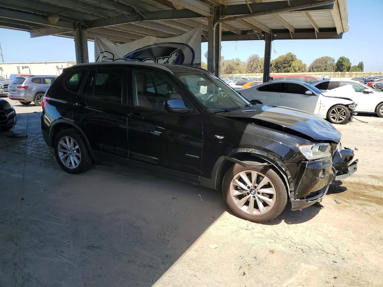 2014 Bmw X3 Xdrive28i Black vin: 5UXWX9C50E0D34359