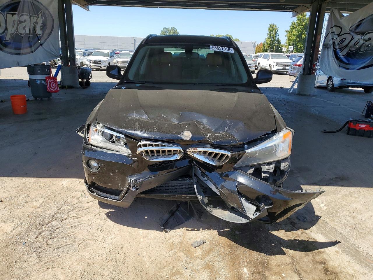 2014 Bmw X3 Xdrive28i Black vin: 5UXWX9C50E0D34359