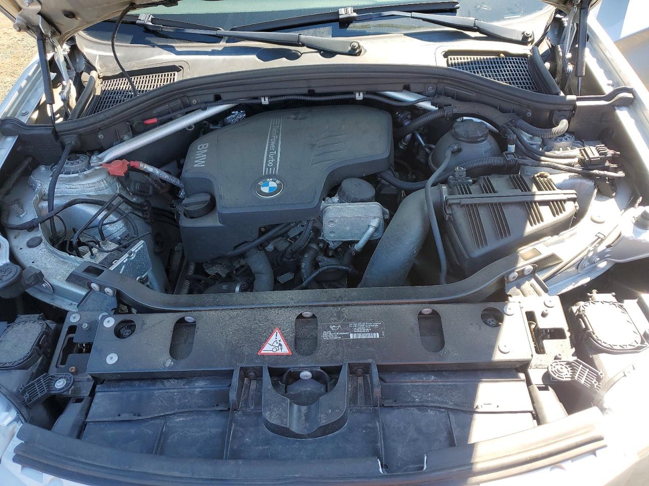 2014 Bmw X3 Xdrive28i Серебряный vin: 5UXWX9C50E0D35625