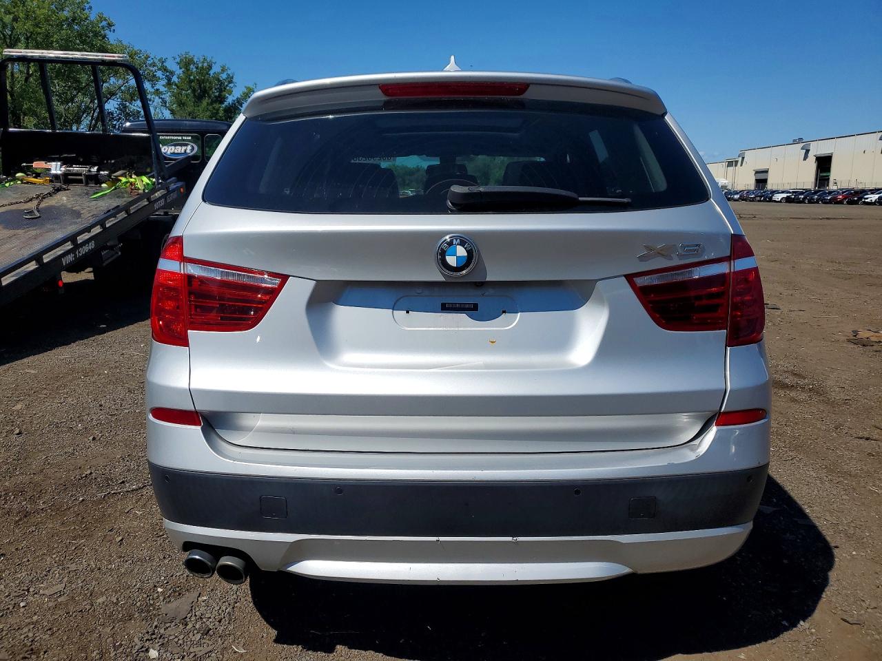 2014 Bmw X3 Xdrive28i Серебряный vin: 5UXWX9C50E0D35625