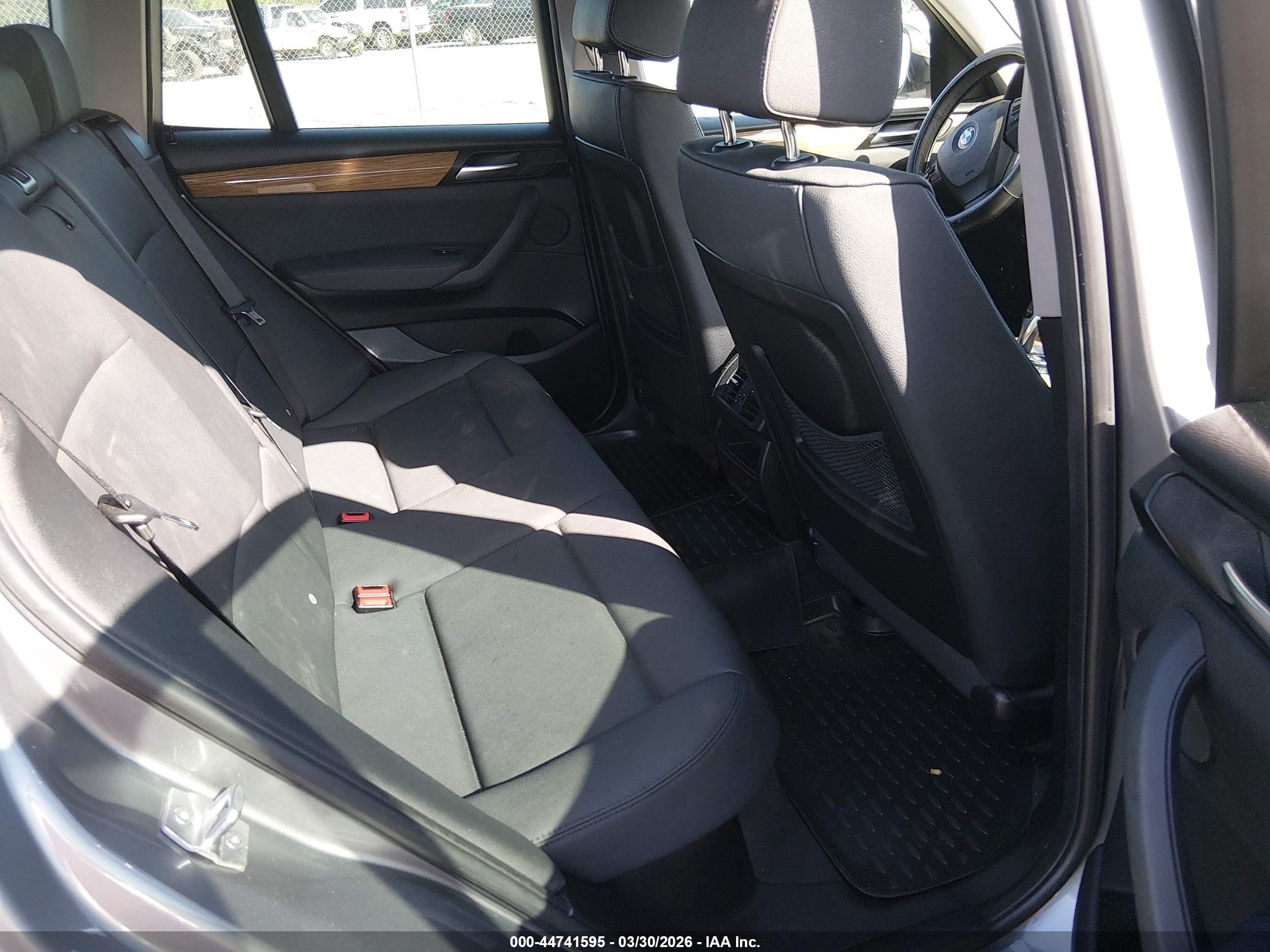 2014 Bmw X3 Xdrive28i Gray vin: 5UXWX9C50E0D39206
