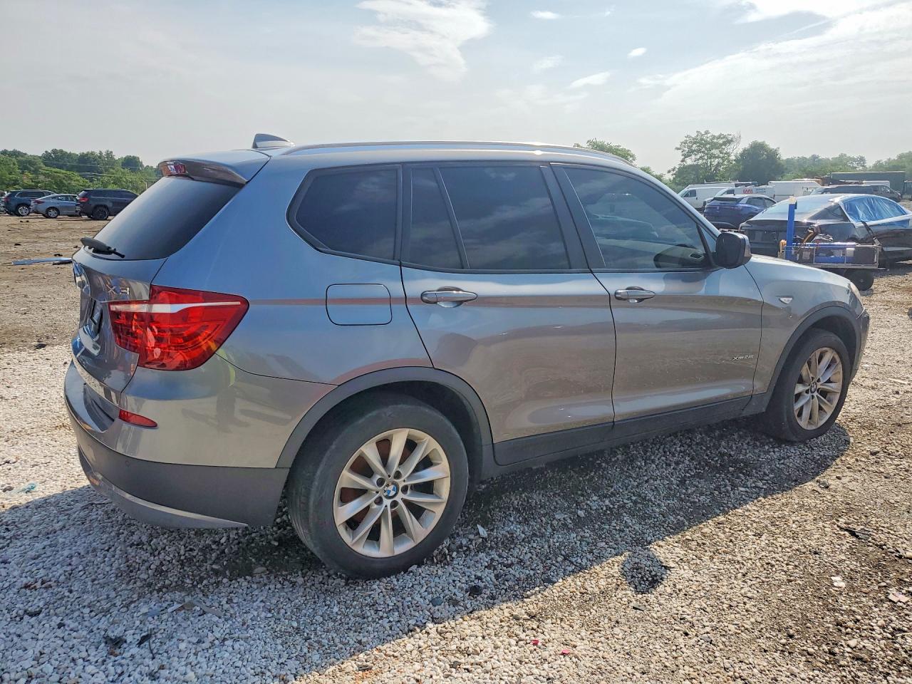 2014 Bmw X3 Xdrive28i Silver vin: 5UXWX9C50E0D43451