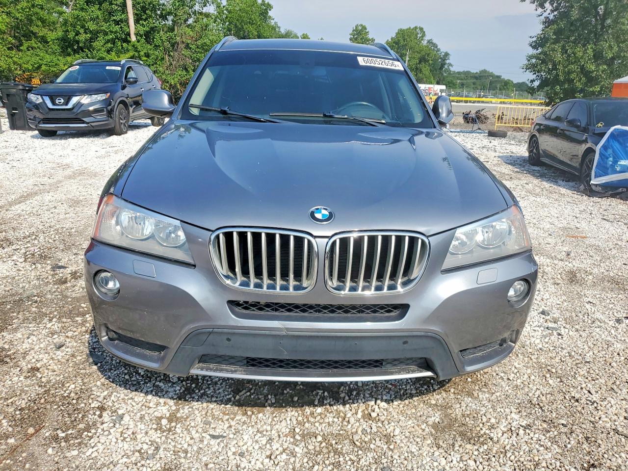 2014 Bmw X3 Xdrive28i Silver vin: 5UXWX9C50E0D43451