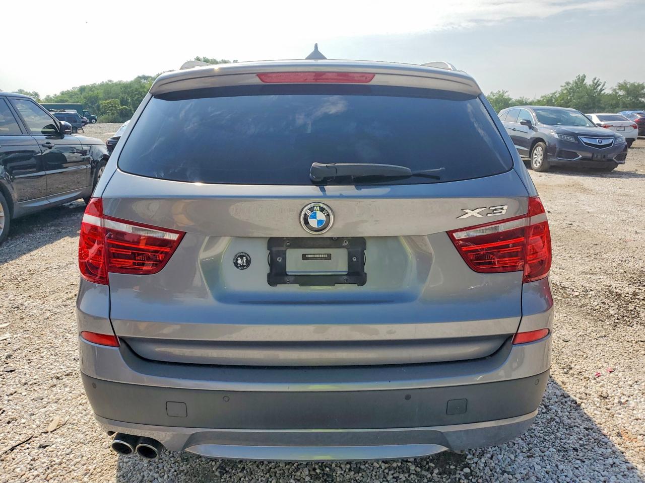 2014 Bmw X3 Xdrive28i Silver vin: 5UXWX9C50E0D43451