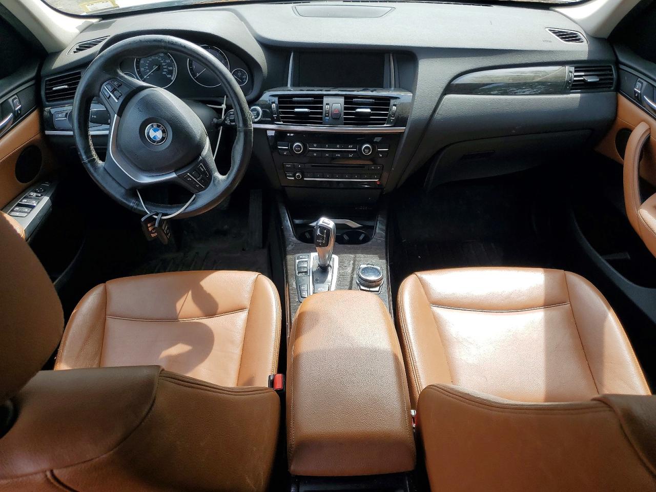 2015 Bmw X3 Xdrive28i White vin: 5UXWX9C50F0D45086