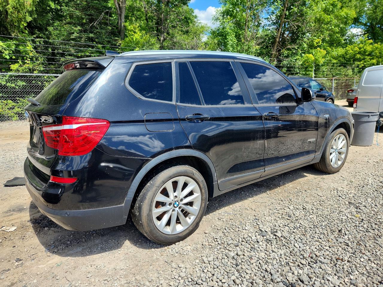 2015 Bmw X3 Xdrive28i Черный vin: 5UXWX9C50F0D45105