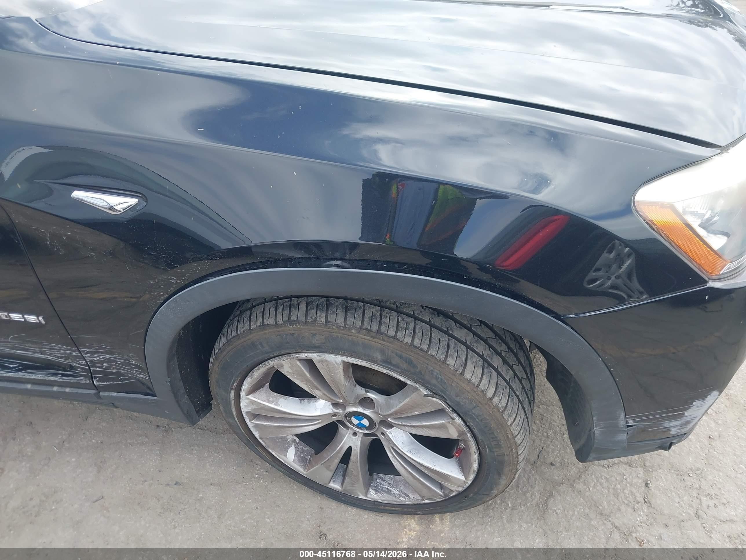 2015 Bmw X3 Xdrive28i Black vin: 5UXWX9C50F0D53804