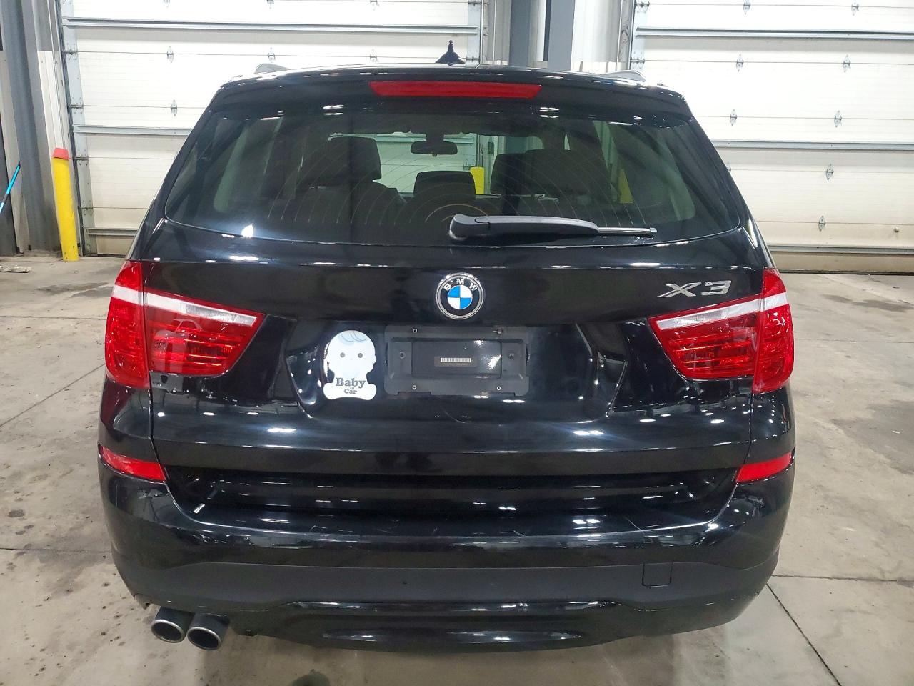 2015 Bmw X3 Xdrive28i Черный vin: 5UXWX9C50F0D58842