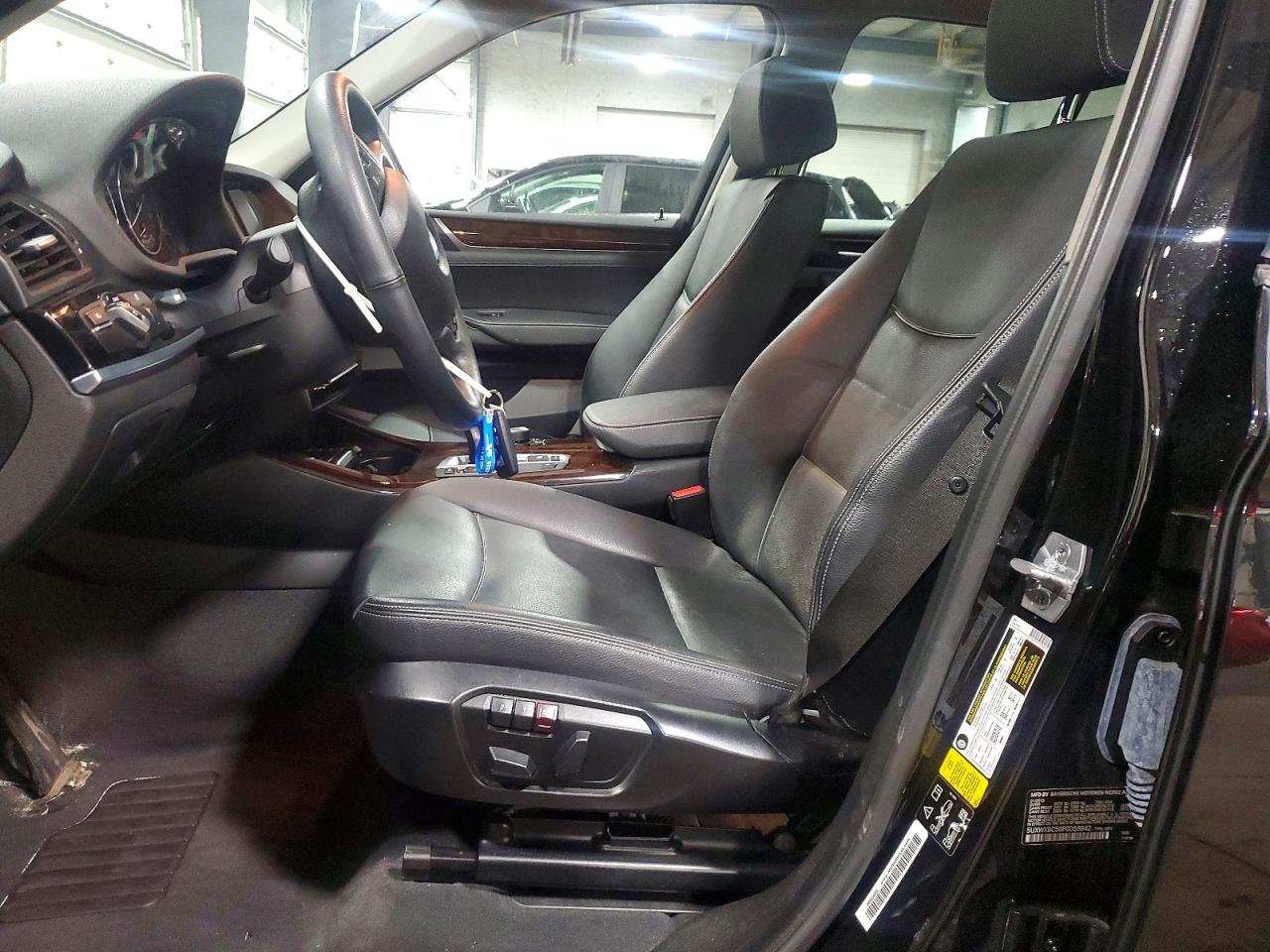 2015 Bmw X3 Xdrive28i Черный vin: 5UXWX9C50F0D58842