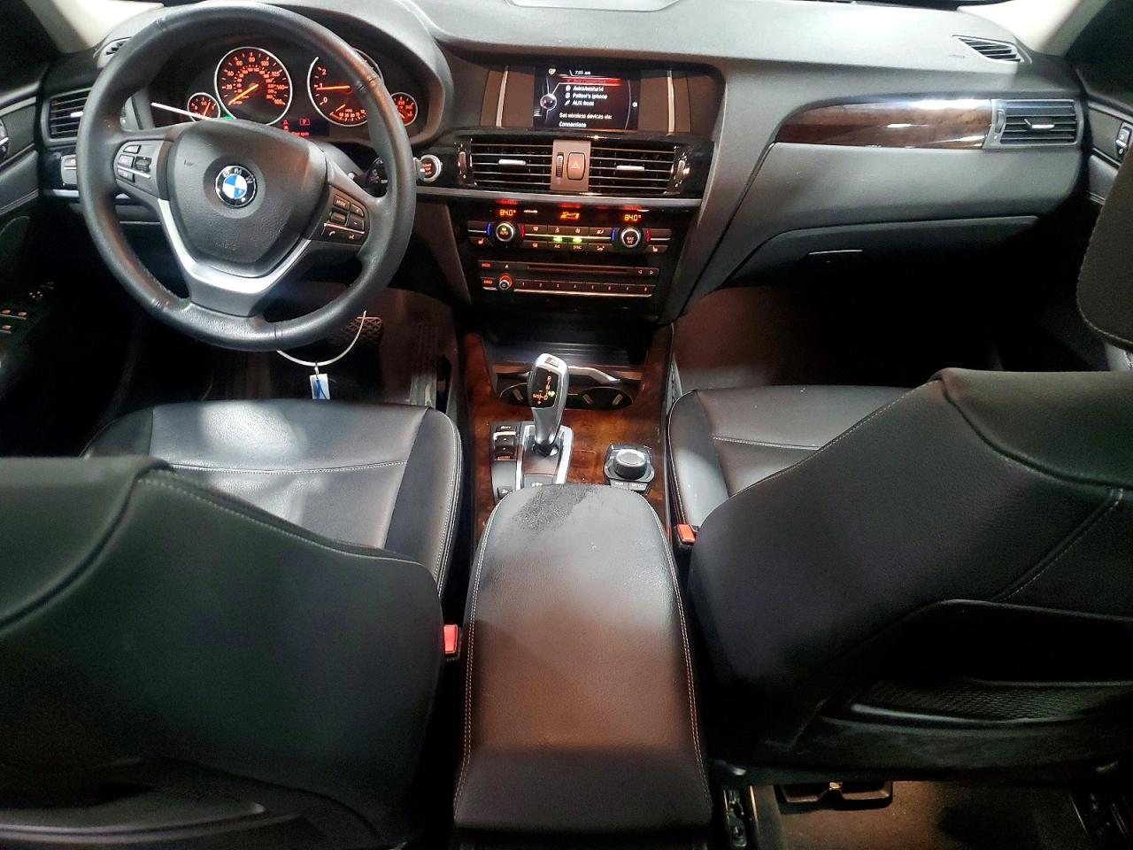 2015 Bmw X3 Xdrive28i Черный vin: 5UXWX9C50F0D58842