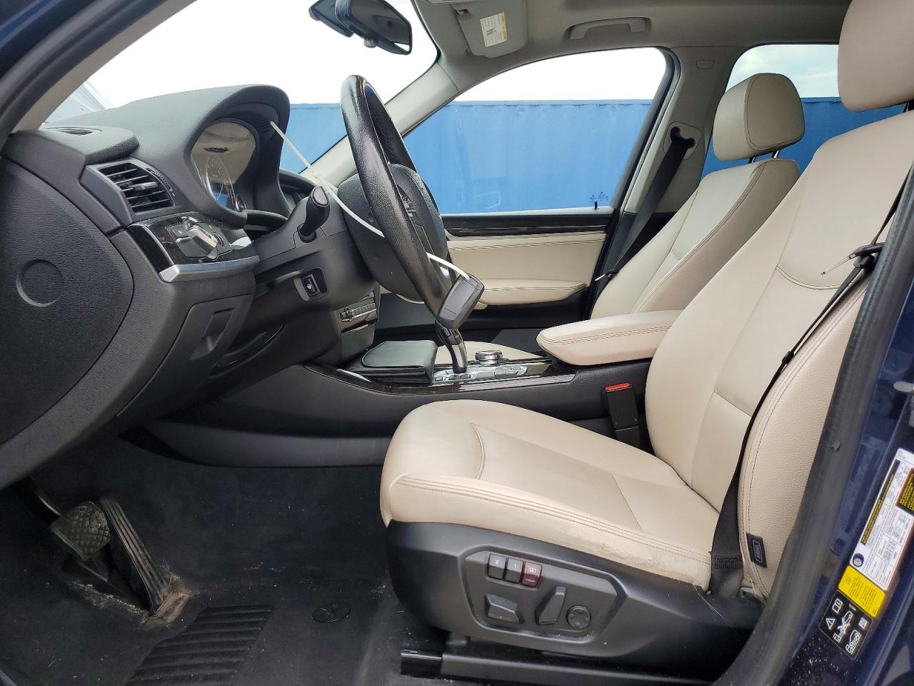 2015 Bmw X3 Xdrive28i Синий vin: 5UXWX9C50F0D61904