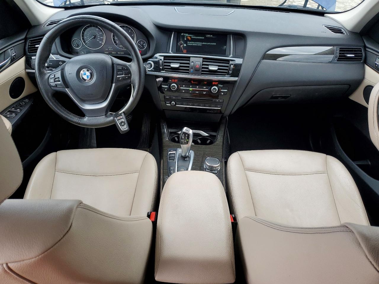2015 Bmw X3 Xdrive28i Синий vin: 5UXWX9C50F0D61904