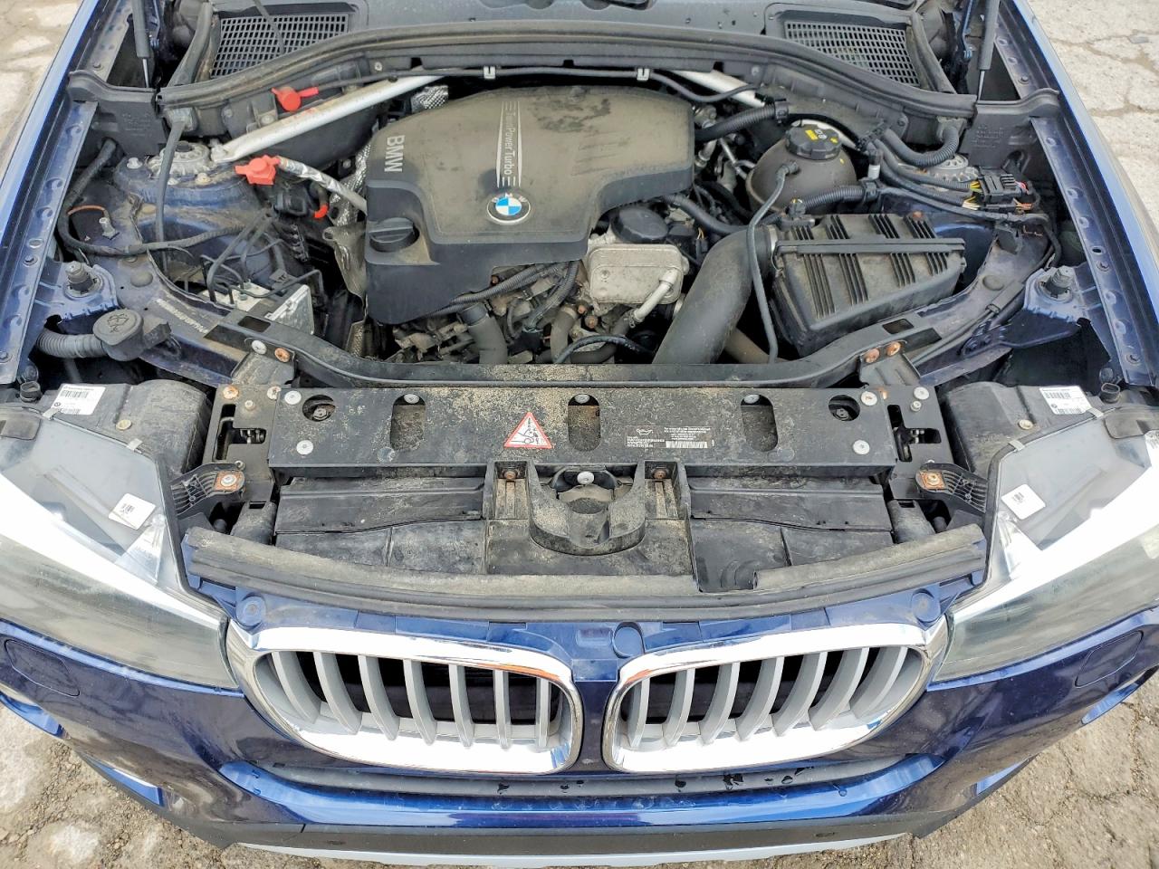 2015 Bmw X3 Xdrive28i Синий vin: 5UXWX9C50F0D61904