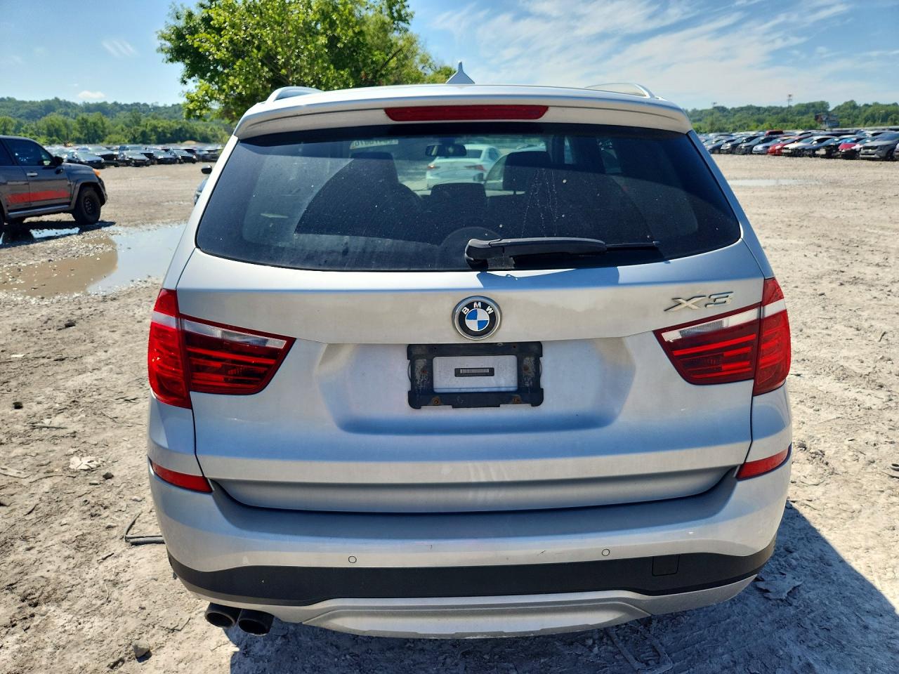 2016 Bmw X3 Xdrive28i Silver vin: 5UXWX9C50G0D85654