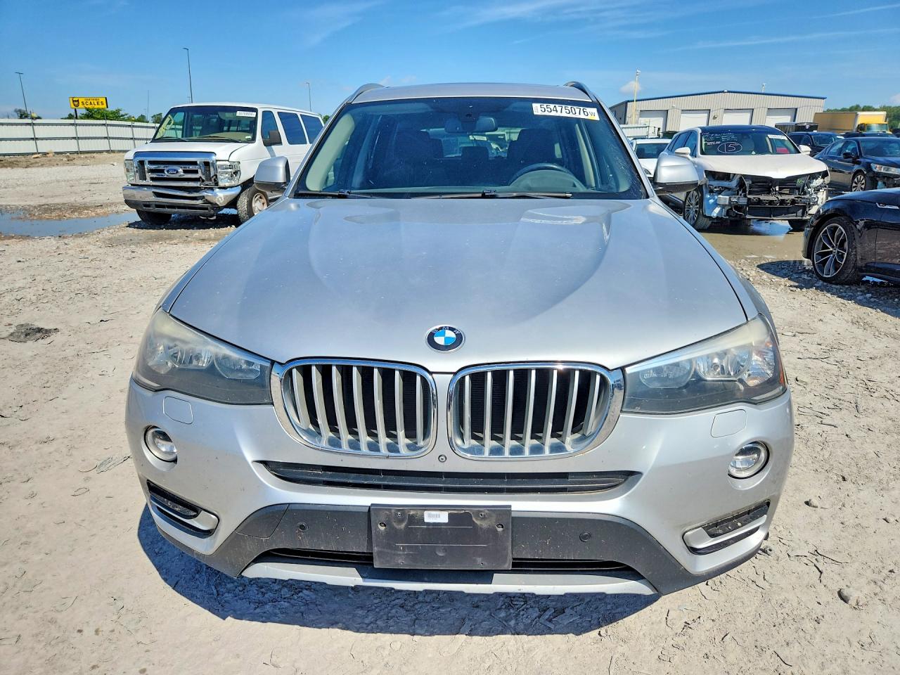 2016 Bmw X3 Xdrive28i Silver vin: 5UXWX9C50G0D85654