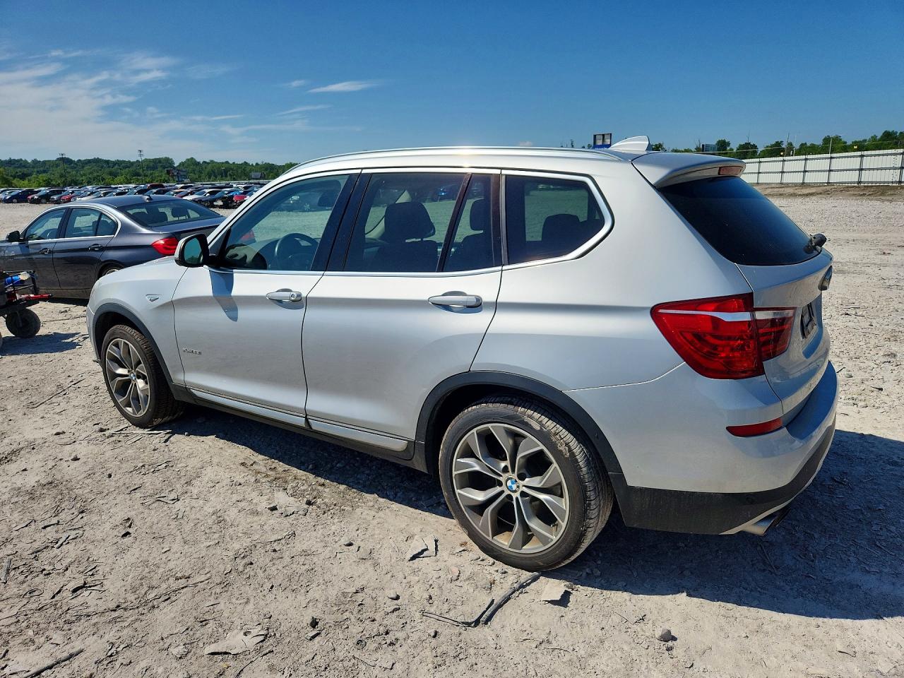 2016 Bmw X3 Xdrive28i Silver vin: 5UXWX9C50G0D85654
