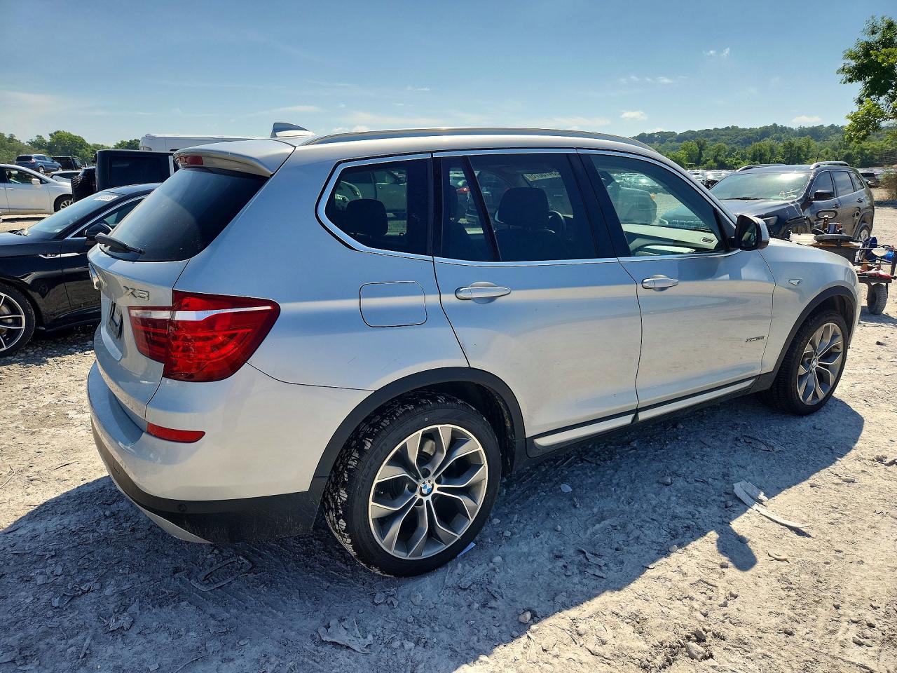 2016 Bmw X3 Xdrive28i Silver vin: 5UXWX9C50G0D85654
