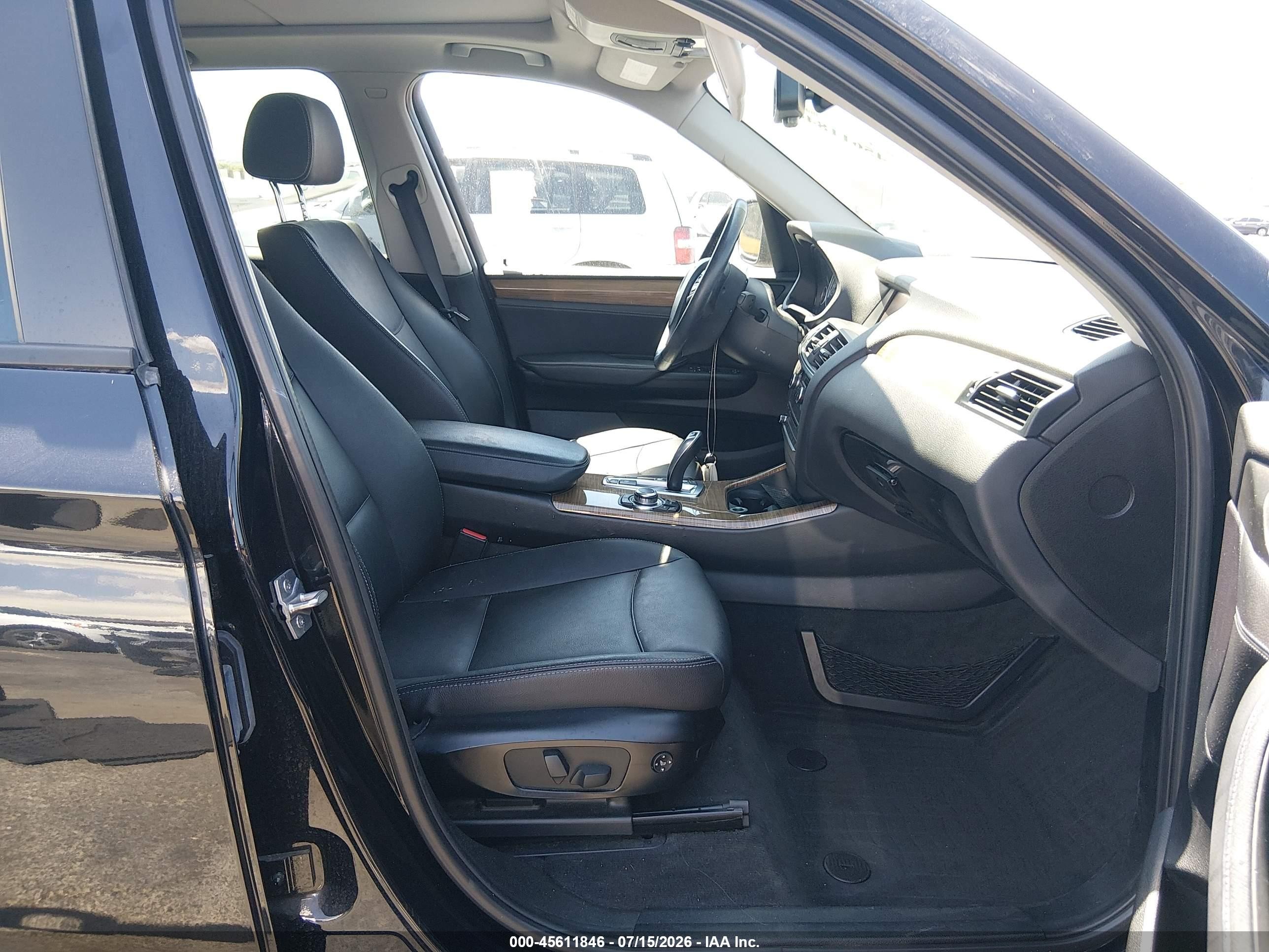 2013 Bmw X3 Xdrive28i Black vin: 5UXWX9C51D0A08570