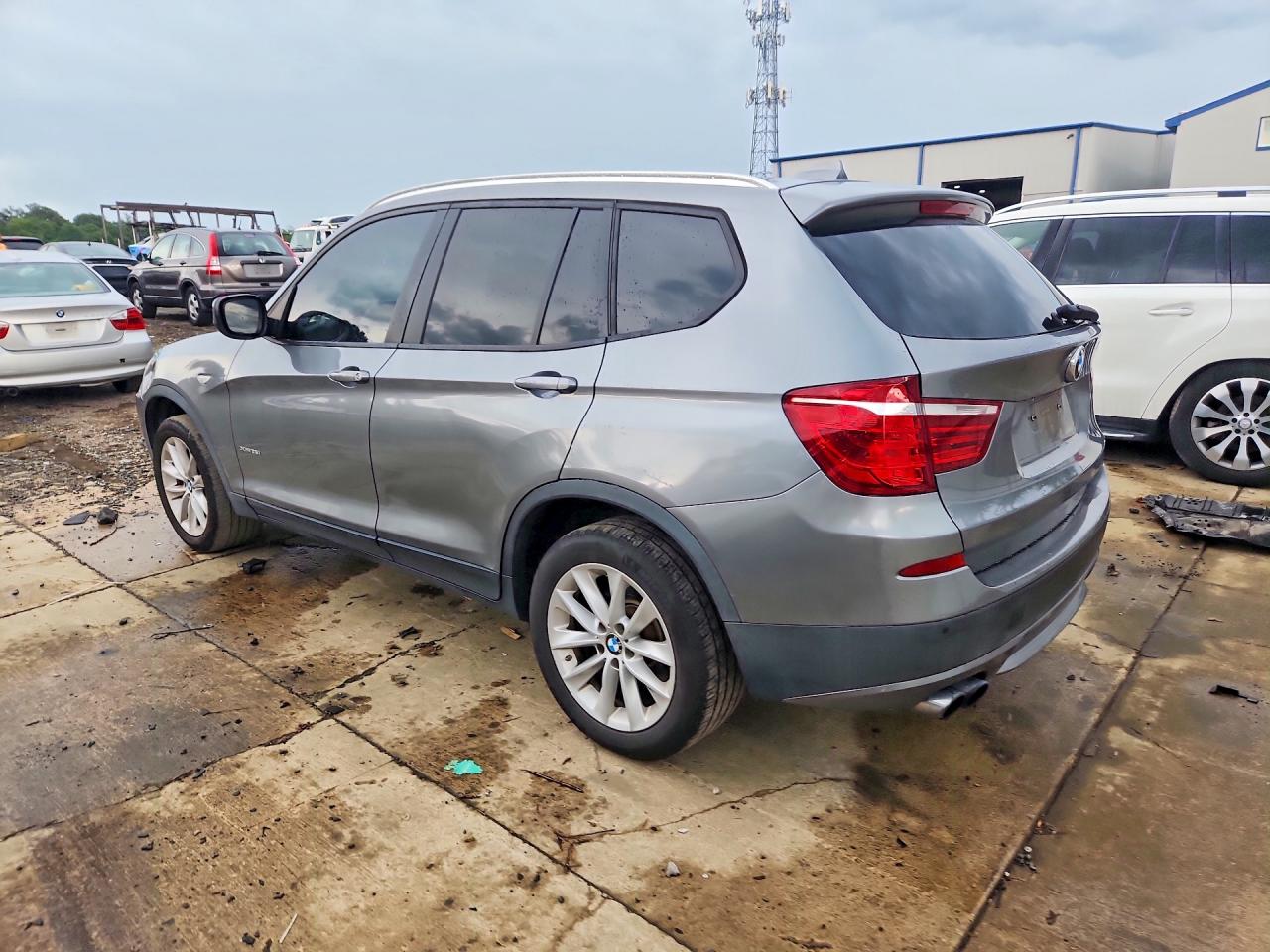 2013 Bmw X3 Xdrive28i Gray vin: 5UXWX9C51D0A11078