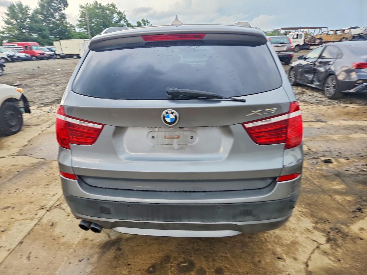 2013 Bmw X3 Xdrive28i Gray vin: 5UXWX9C51D0A11078