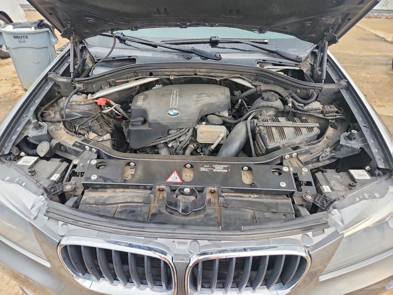 2013 Bmw X3 Xdrive28i Gray vin: 5UXWX9C51D0A11078