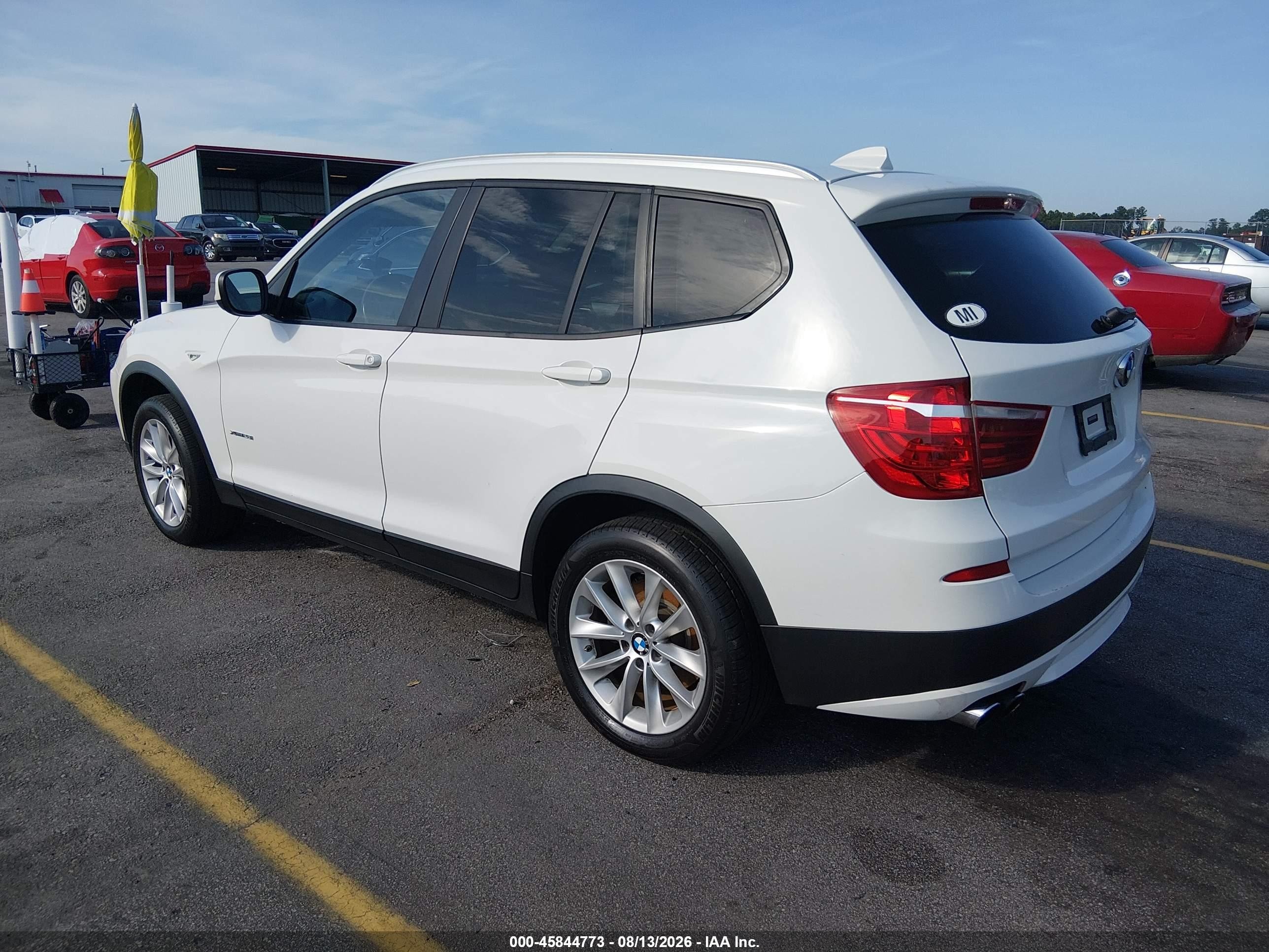 2013 Bmw X3 Xdrive28i Белый vin: 5UXWX9C51D0A13798