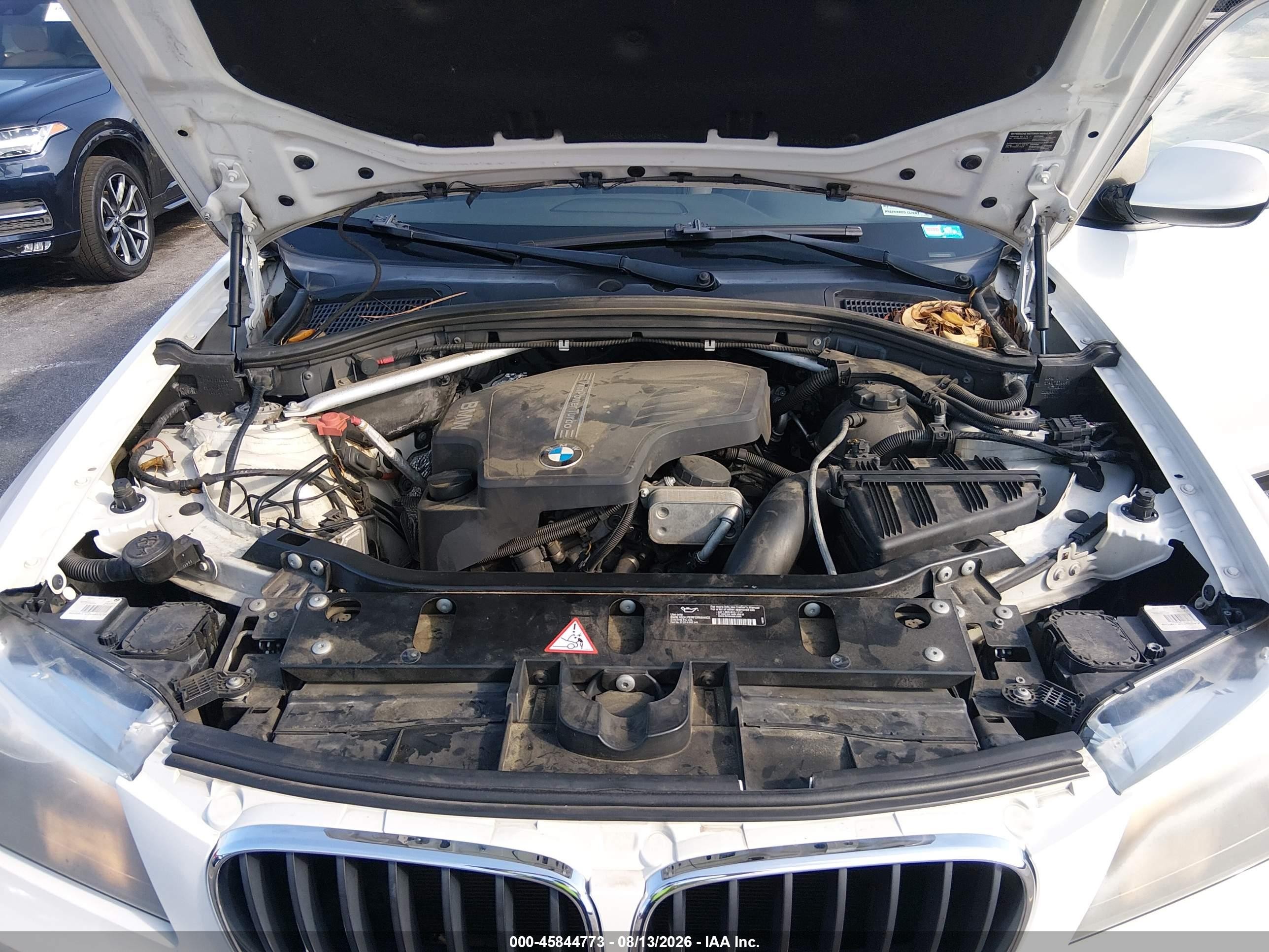 2013 Bmw X3 Xdrive28i Белый vin: 5UXWX9C51D0A13798