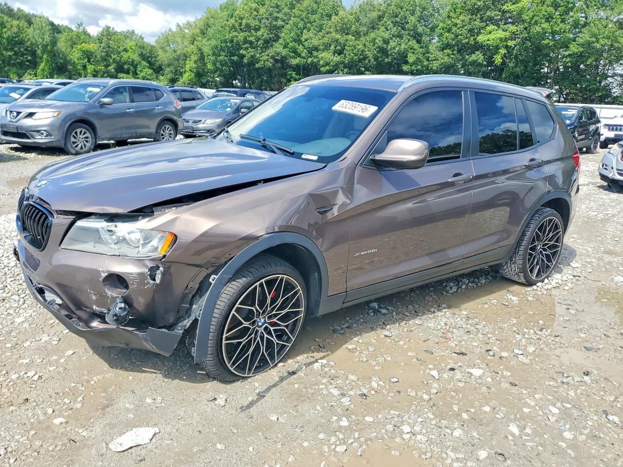 2013 Bmw X3 Xdrive28i Gold vin: 5UXWX9C51D0A19522