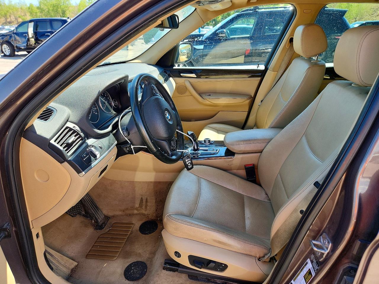 2013 Bmw X3 Xdrive28i Brown vin: 5UXWX9C51D0A25630