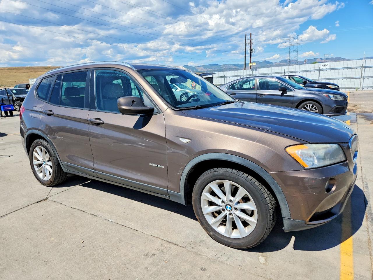 2013 Bmw X3 Xdrive28i Brown vin: 5UXWX9C51D0A25630