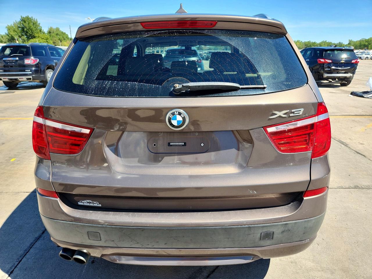 2013 Bmw X3 Xdrive28i Brown vin: 5UXWX9C51D0A25630