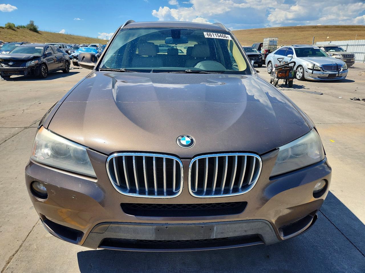 2013 Bmw X3 Xdrive28i Brown vin: 5UXWX9C51D0A25630