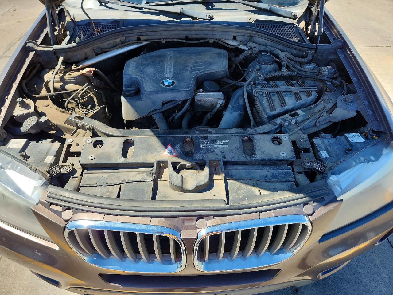 2013 Bmw X3 Xdrive28i Brown vin: 5UXWX9C51D0A25630