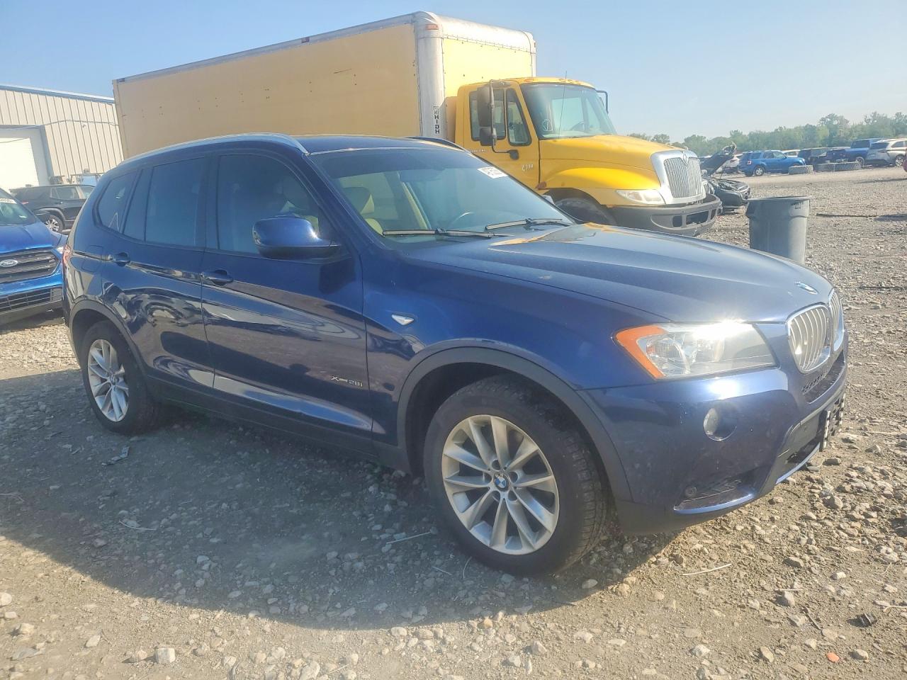 2013 Bmw X3 Xdrive28i Blue vin: 5UXWX9C51D0A26020