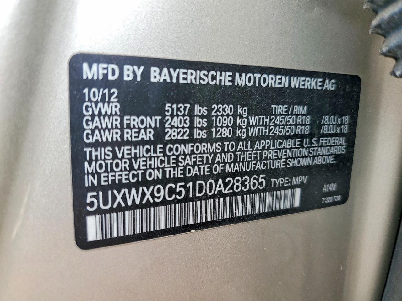 2013 Bmw X3 Xdrive28i Silver vin: 5UXWX9C51D0A28365
