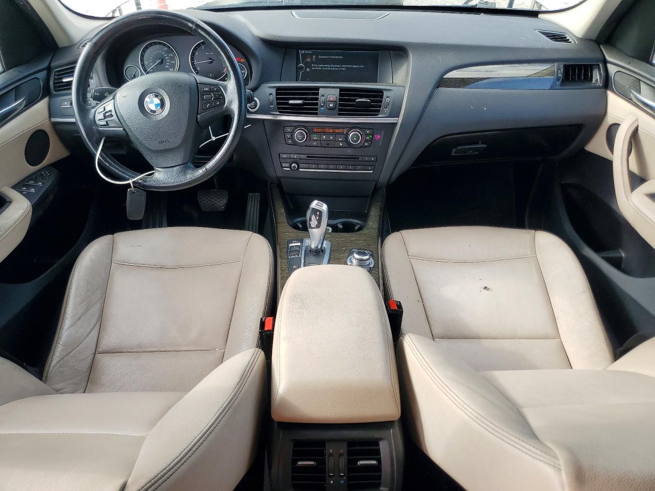 2013 Bmw X3 Xdrive28i Silver vin: 5UXWX9C51D0A28365