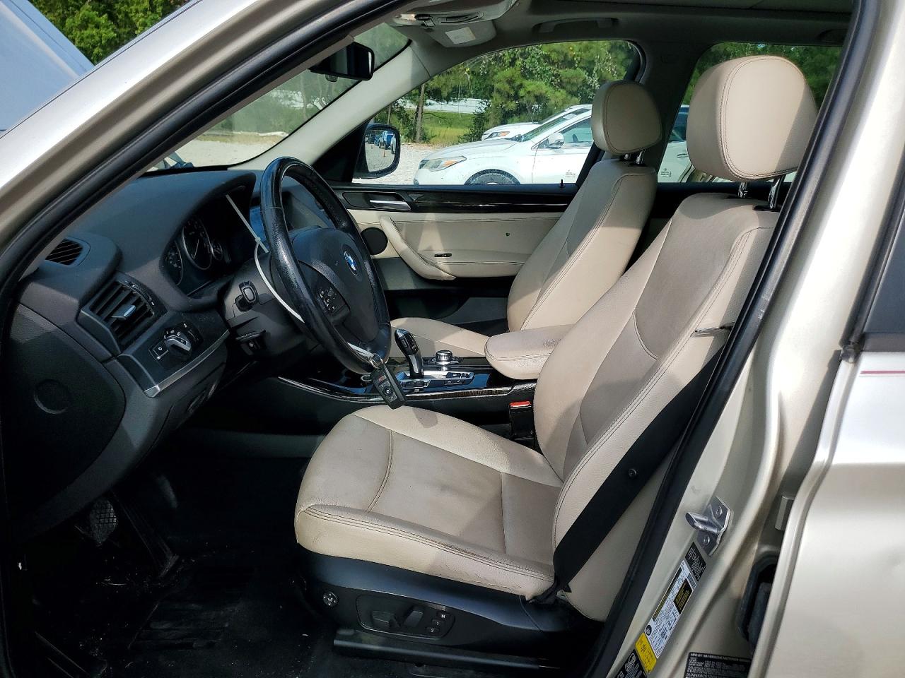 2013 Bmw X3 Xdrive28i Silver vin: 5UXWX9C51D0A28365
