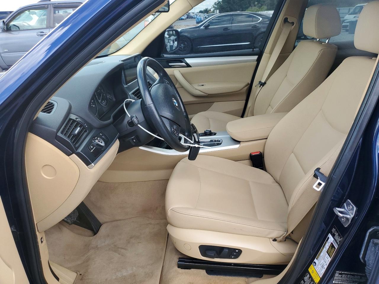 2013 Bmw X3 Xdrive28i Blue vin: 5UXWX9C51D0A28754