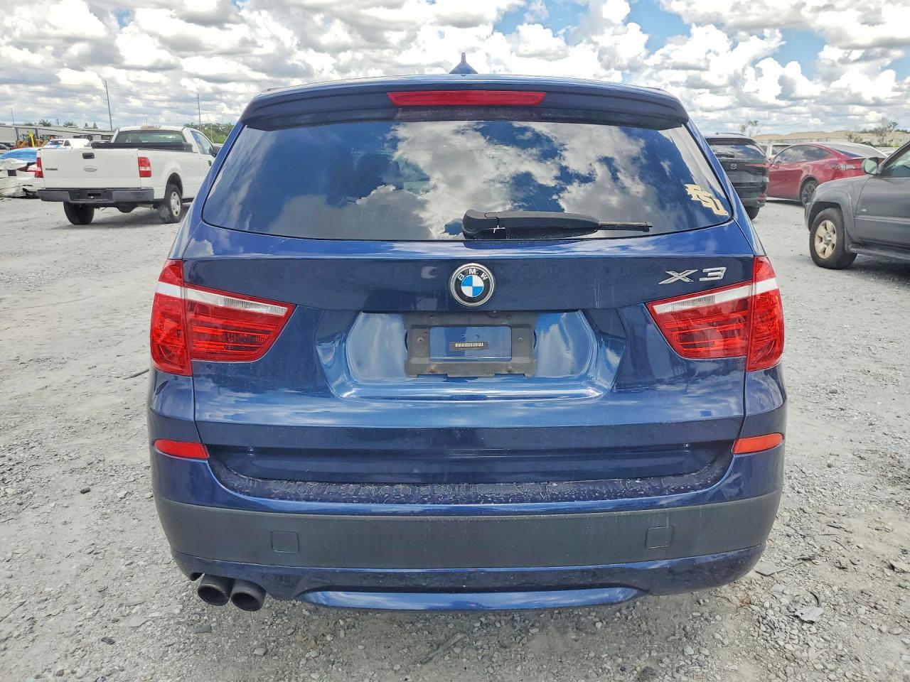 2013 Bmw X3 Xdrive28i Blue vin: 5UXWX9C51D0A28754