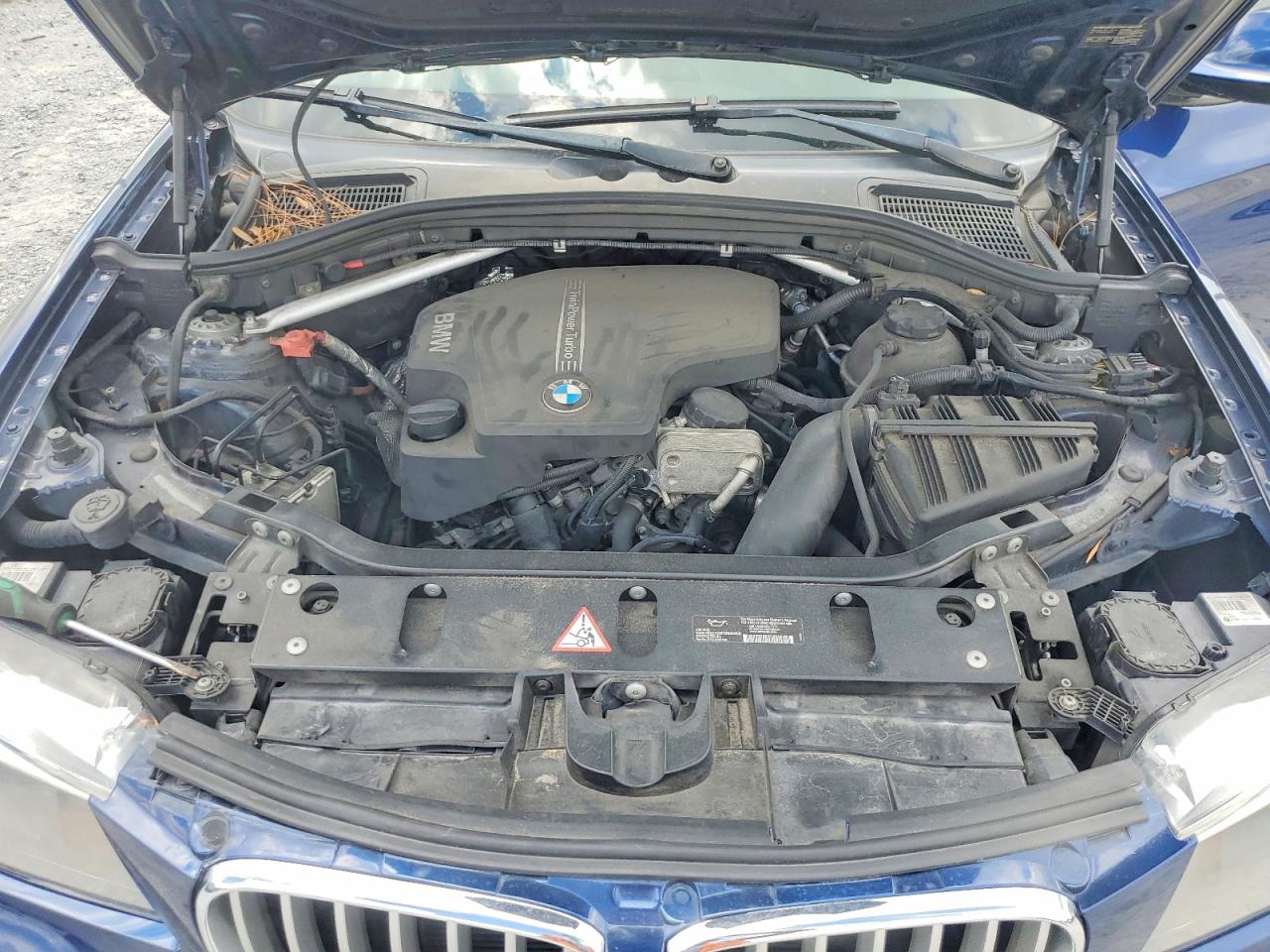 2013 Bmw X3 Xdrive28i Blue vin: 5UXWX9C51D0A28754