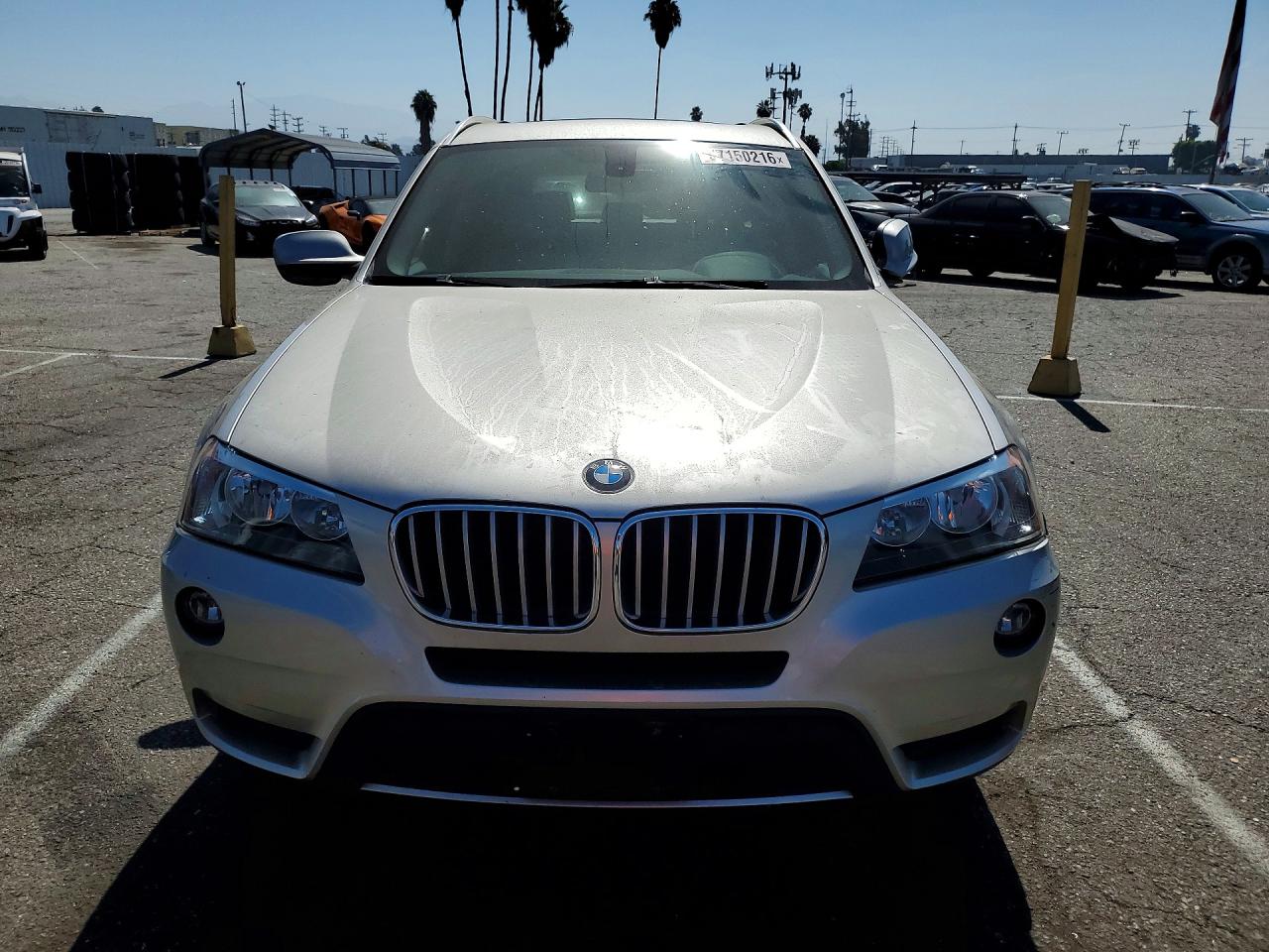2013 Bmw X3 Xdrive28i Серебряный vin: 5UXWX9C51D0A32478
