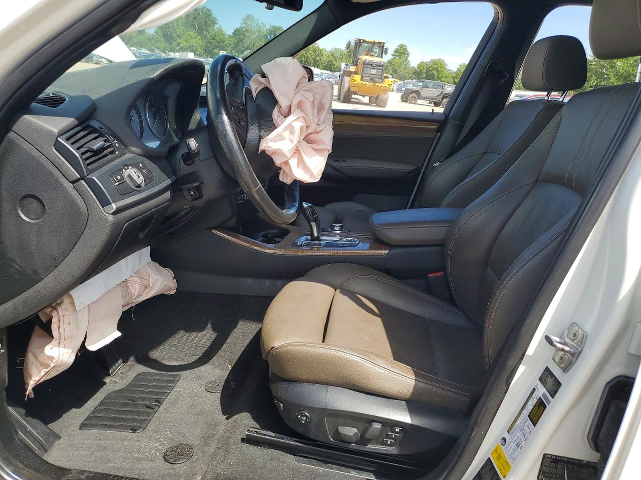 2013 Bmw X3 Xdrive28i White vin: 5UXWX9C51D0D00896