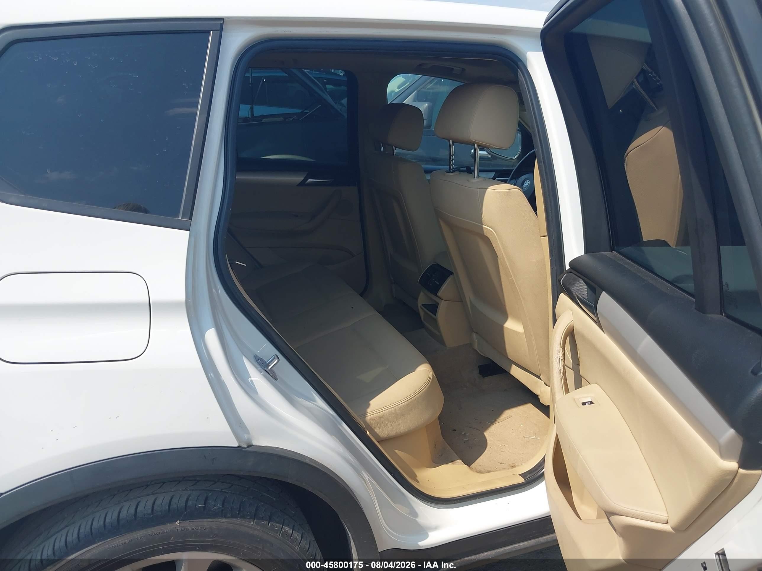 2013 Bmw X3 Xdrive28i White vin: 5UXWX9C51D0D02521
