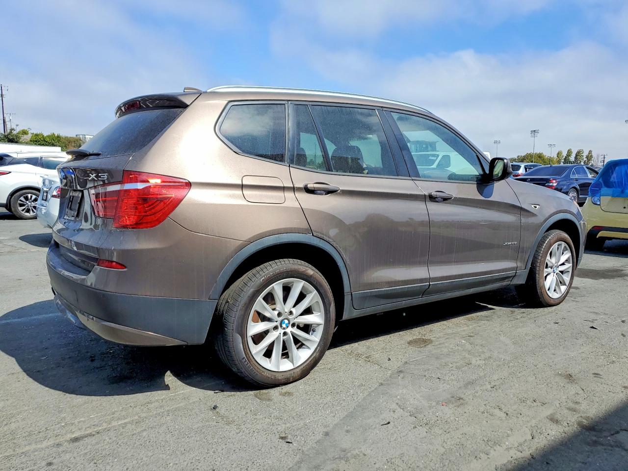 2013 Bmw X3 Xdrive28i Brown vin: 5UXWX9C51D0D04172