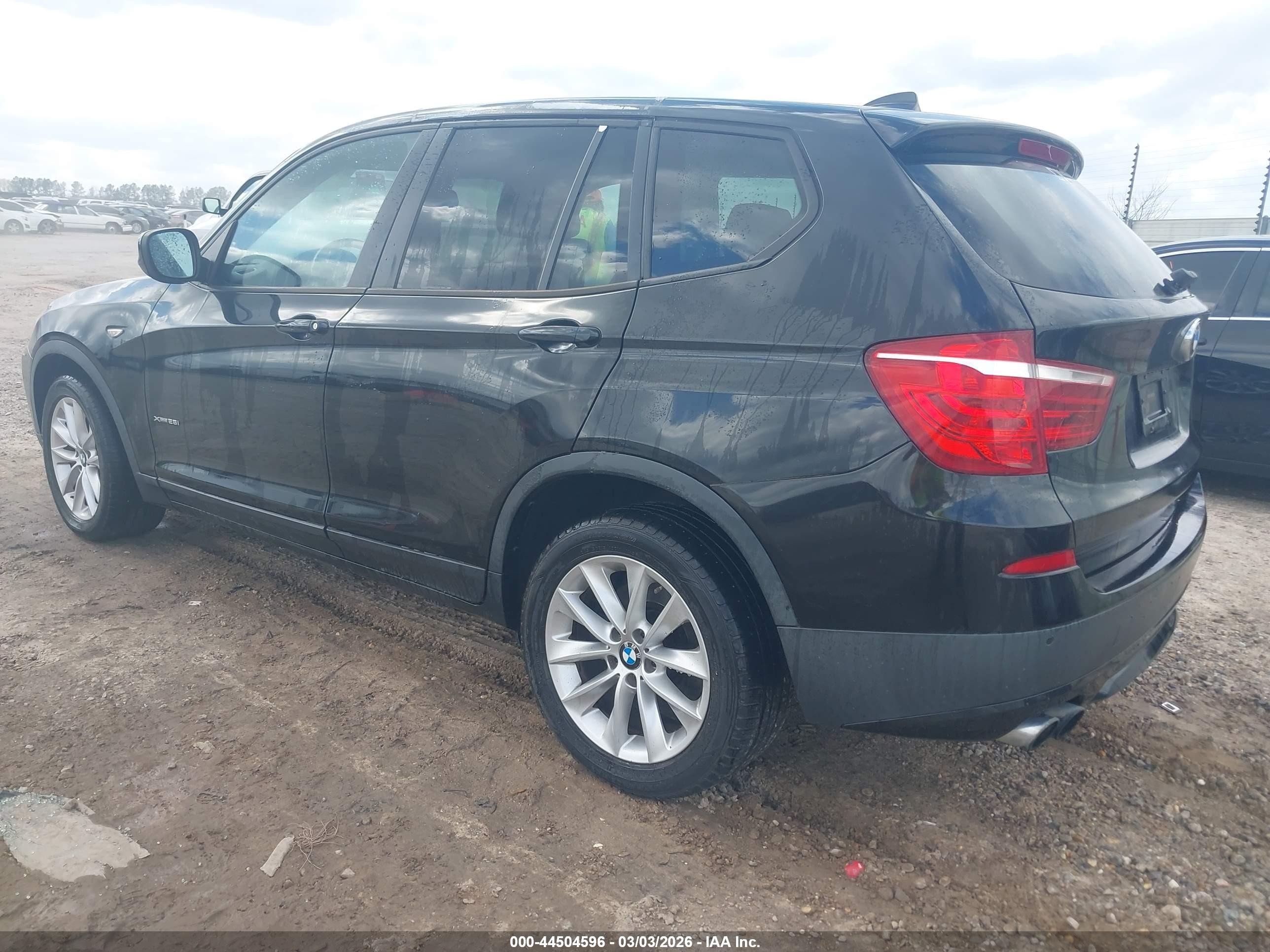2013 Bmw X3 Xdrive28i Black vin: 5UXWX9C51D0D06455