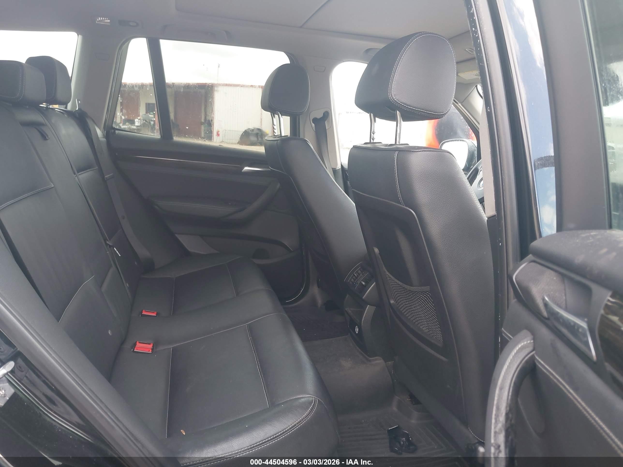 2013 Bmw X3 Xdrive28i Black vin: 5UXWX9C51D0D06455